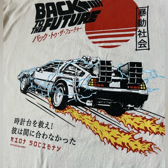 Vintage Riot Society X Back to the Future Tee Size L 🔥👀 - Picture 2 of 3